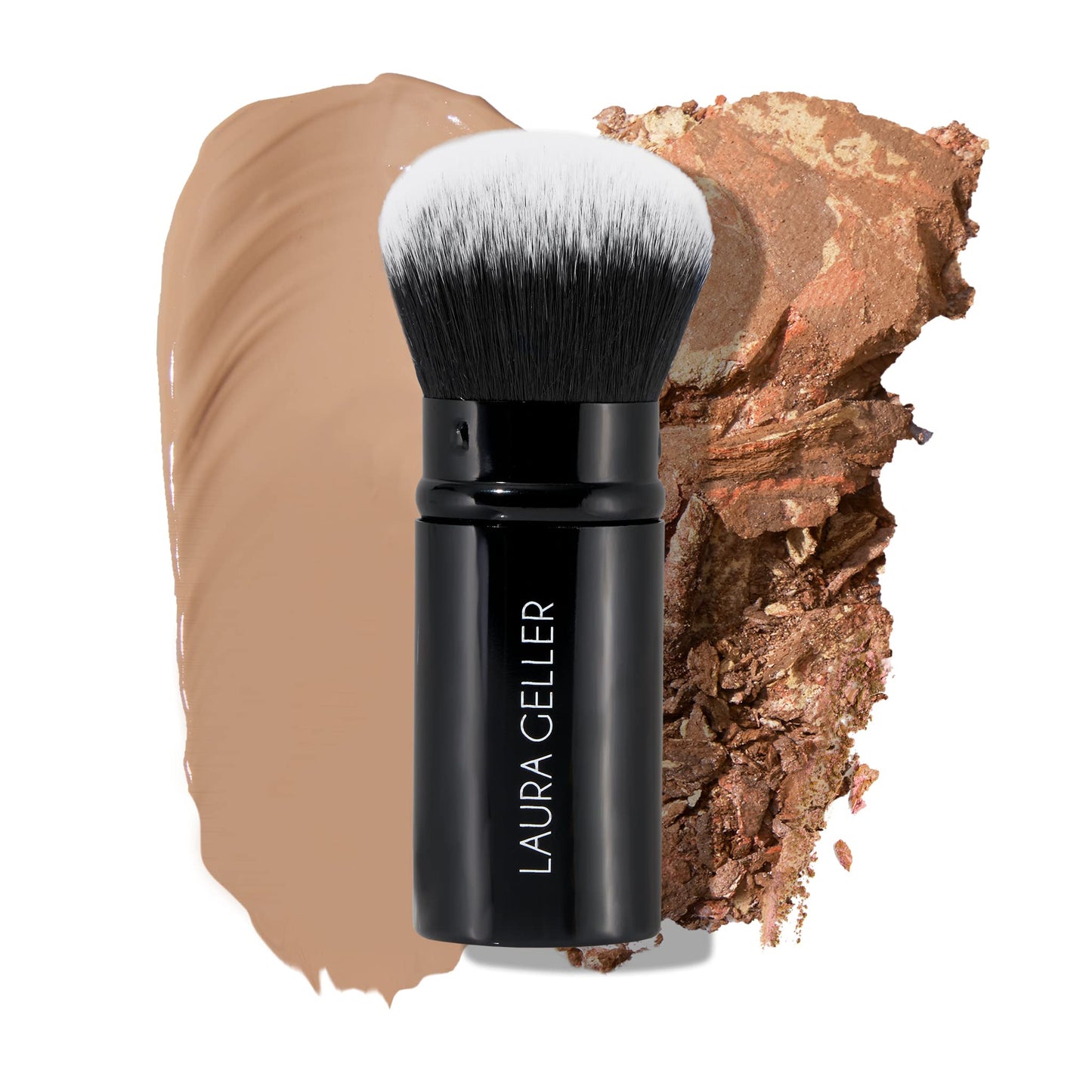 LAURA GELLER NEW YORK Spackle Super-Size Makeup Primer with Hyaluronic Acid, Hydrate + Airbrush Kabuki Brush