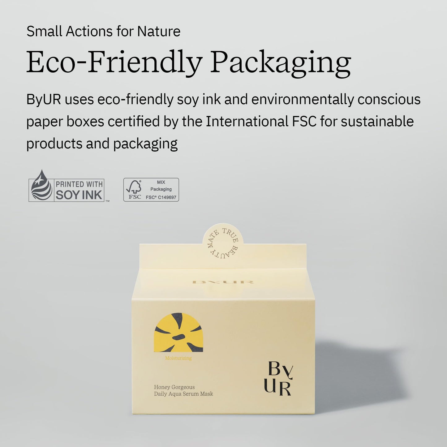 ByUR Honey Gorgeous Daily Aqua Serum Mask (30 Count) Hydrating Moisturizing Face Mask, Skin Elasticity & Firmness Treatment, Honey Extract for Dry Skin, Pore Tightening, Vegan K-Beauty Skincare