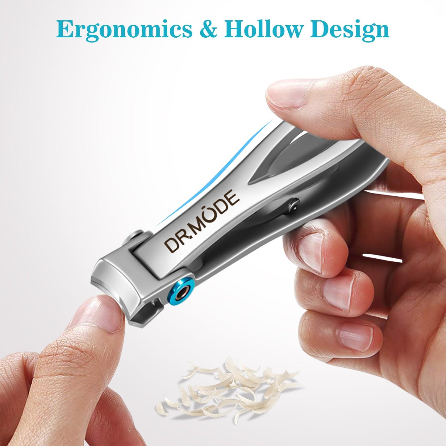 Nail Clippers for Men Thick Nails -DRMODE Heavy Duty Large Toenail Clippers for Thick Nails with Wide Jaw Opening, Ultra Sharp Stainless Steel Finger Nail Clippers Cutter for Tough Nails,Seniors,Adult