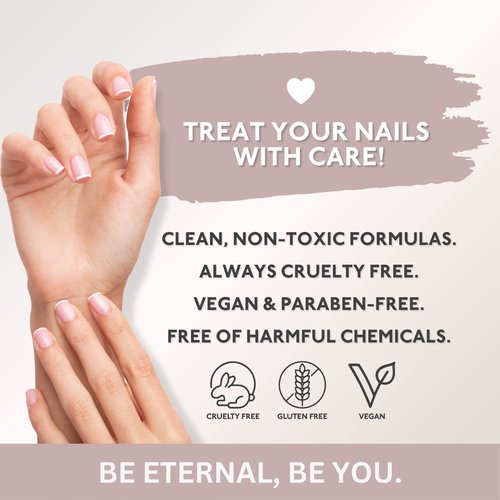 Eternal Pastel Nail Polish Set for Women (CLASSIC ME) - Nude Nail Polish Set for Girls - Lasting & Quick Dry Pink Nail Polish Kit for Home DIY Manicure & Pedicure - Made in USA, 13.5mL (Set of 5)