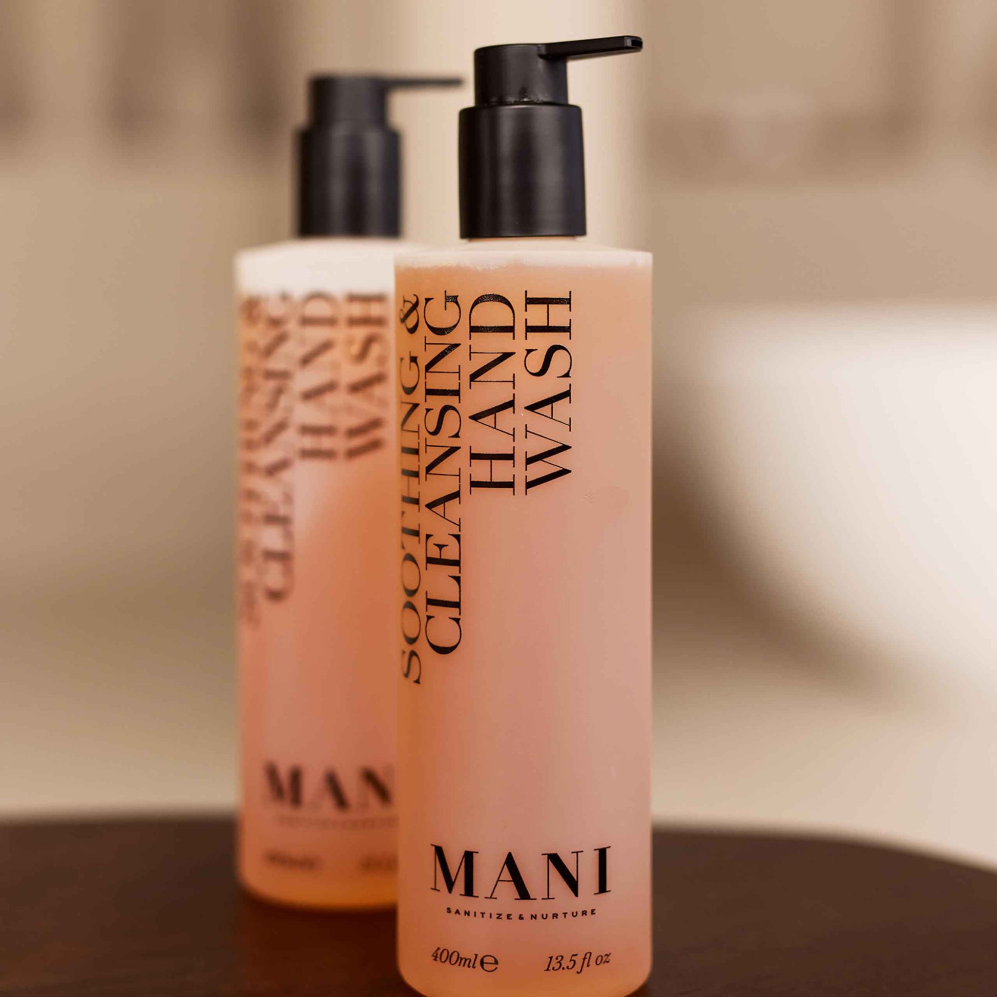 Mani Soothing and Cleansing Hand Wash - Vitamin C and E Organic Hand Soap - Oat Proteins and Aloe Vera Moisturize Skin - 13.5 oz