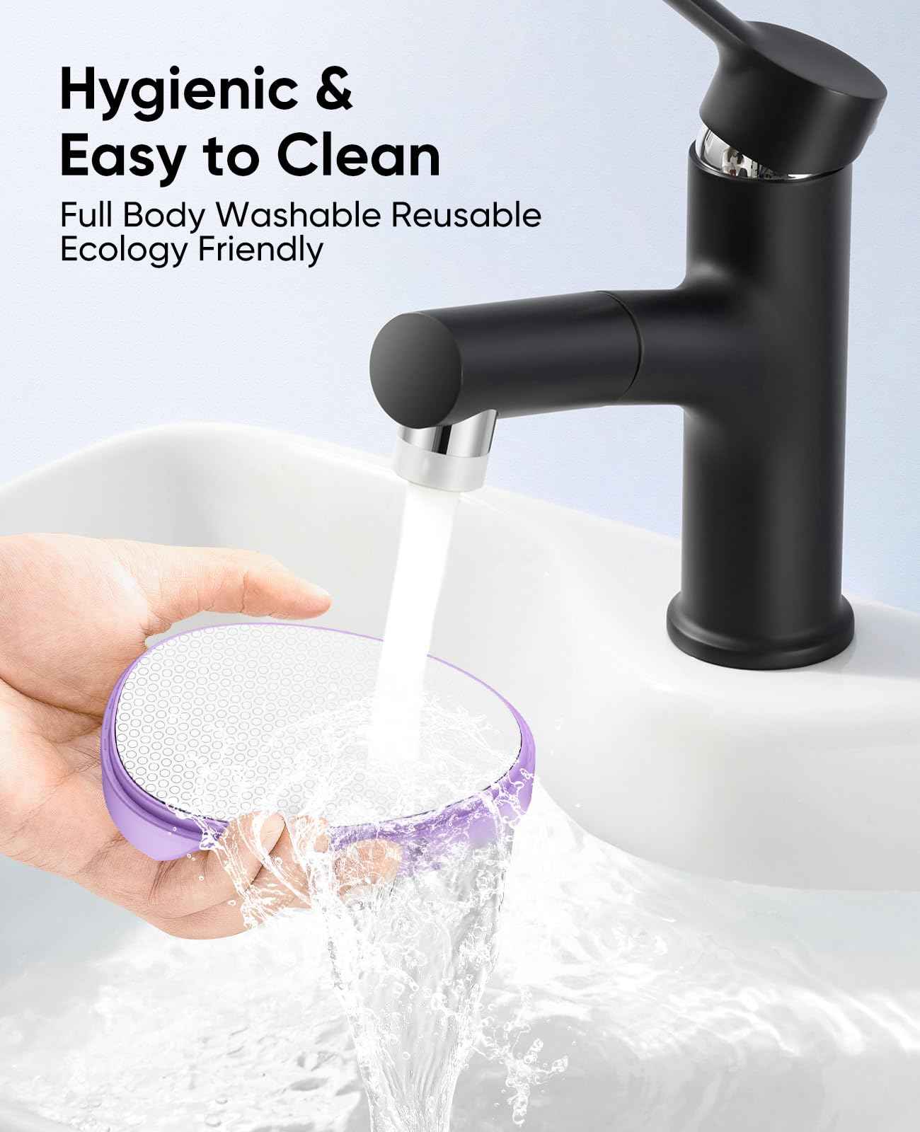 SILVLF Crystal Hair Eraser for Women and Men, Reusable Crystal Hair Remover Magic Painless Exfoliation Hair Removal Device, Epilator Device for Legs Back Arms