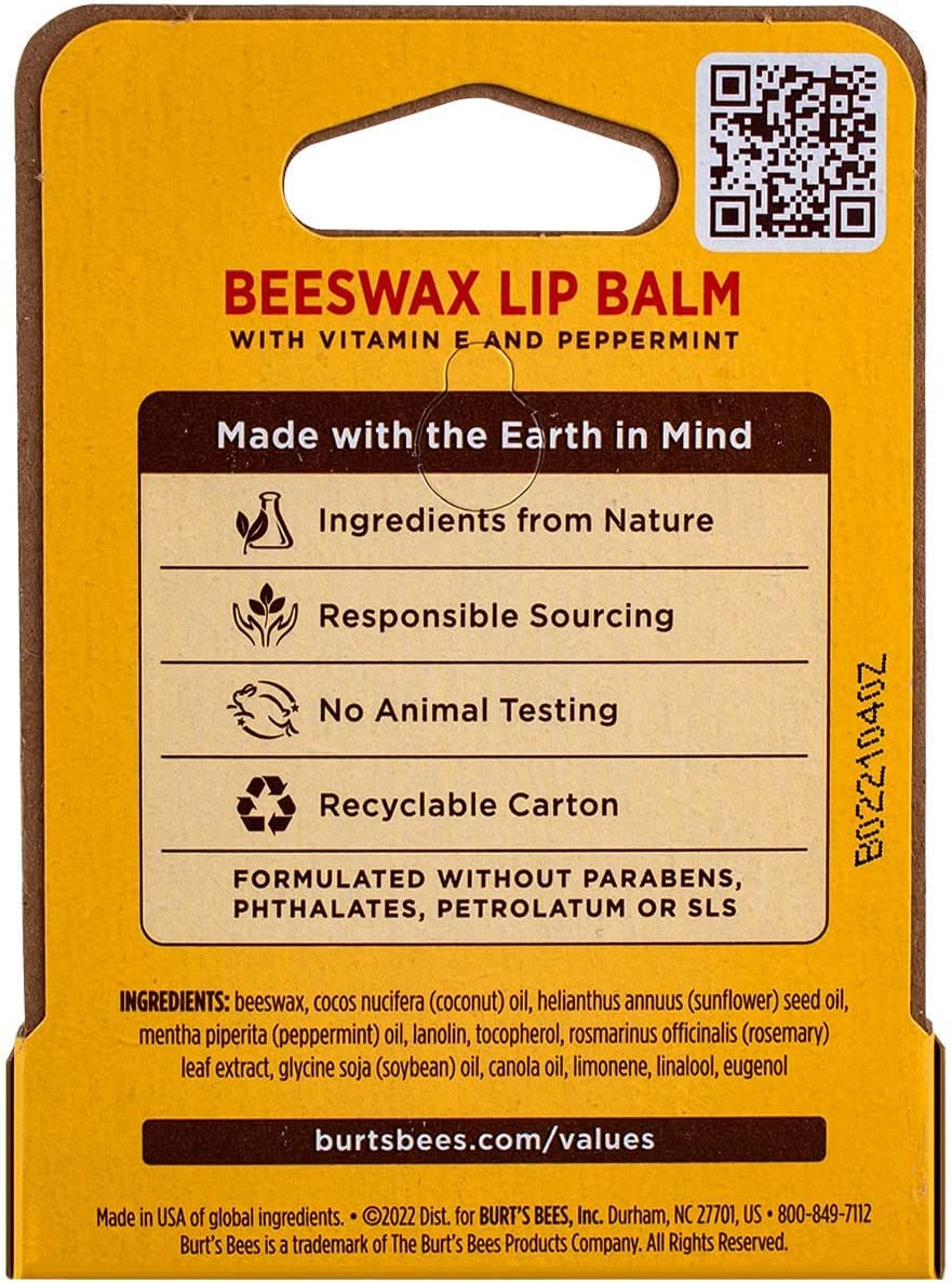 Burt's Bees Lip Balm, Beeswax