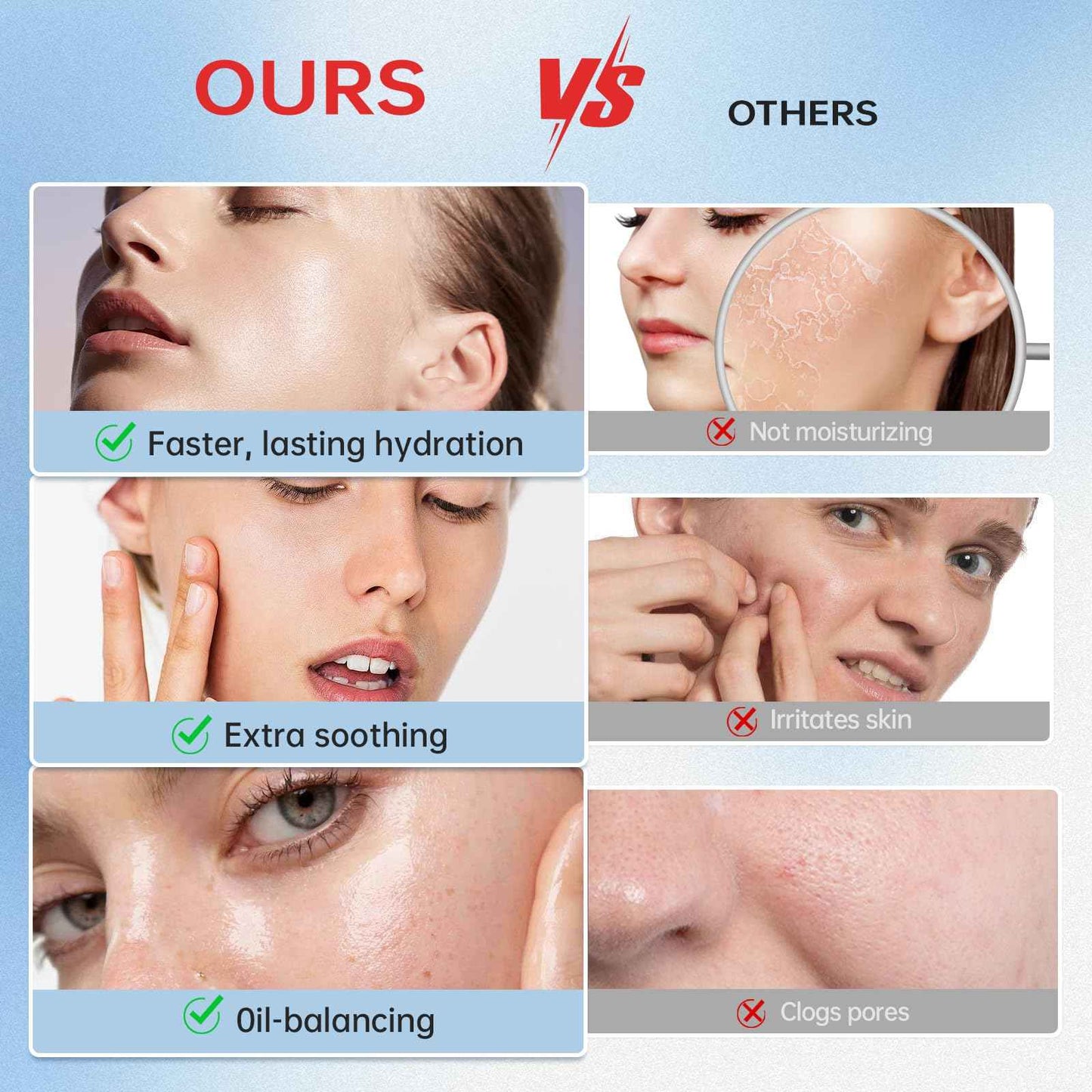 VGO Snail Mucin 92% Face Moisturizer – Anti Aging, Skin Repair & Hydrating Face Cream with Ceramide & Vitamin E, 1.76 oz