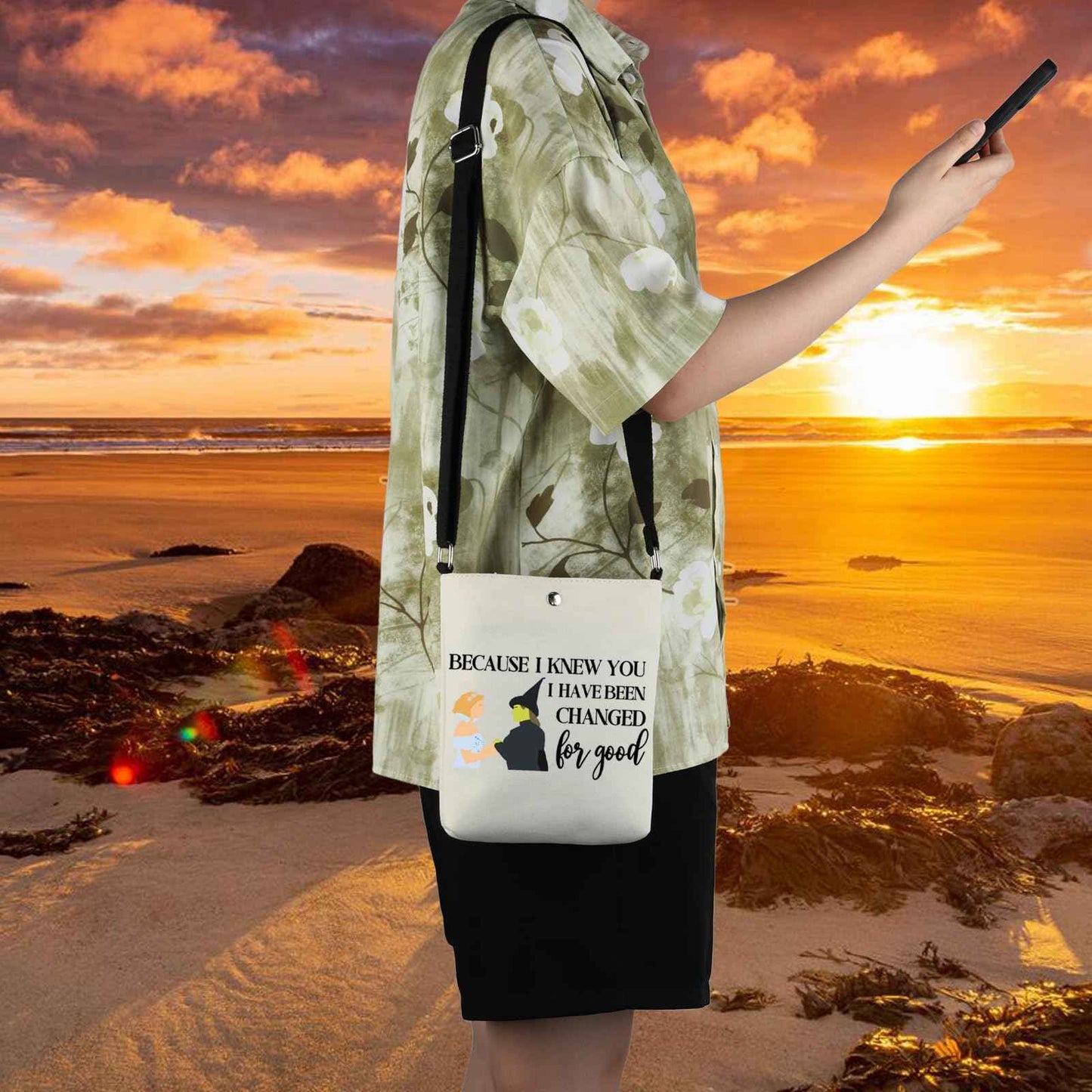 WCGXKO Musical Lover Gift for Best Friend Because I Knew You I Have Been Changed For Good Make Up Bag (Changed For Good XK)