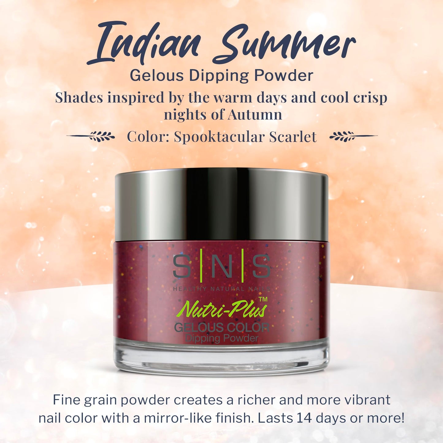 SNS Nails Dipping Powder Gelous Color - Indian Summer Collection - IS36-1oz