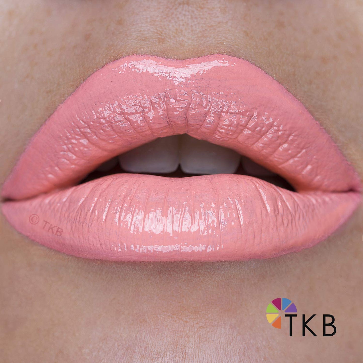 TKB Lip Liquid Color|Liquid Lip Color for TKB Gloss Base, DIY Lip Gloss, Pigmented Lip Gloss and Lipstick Colorant, Made in USA (1floz (30ml), Tickled Peach)