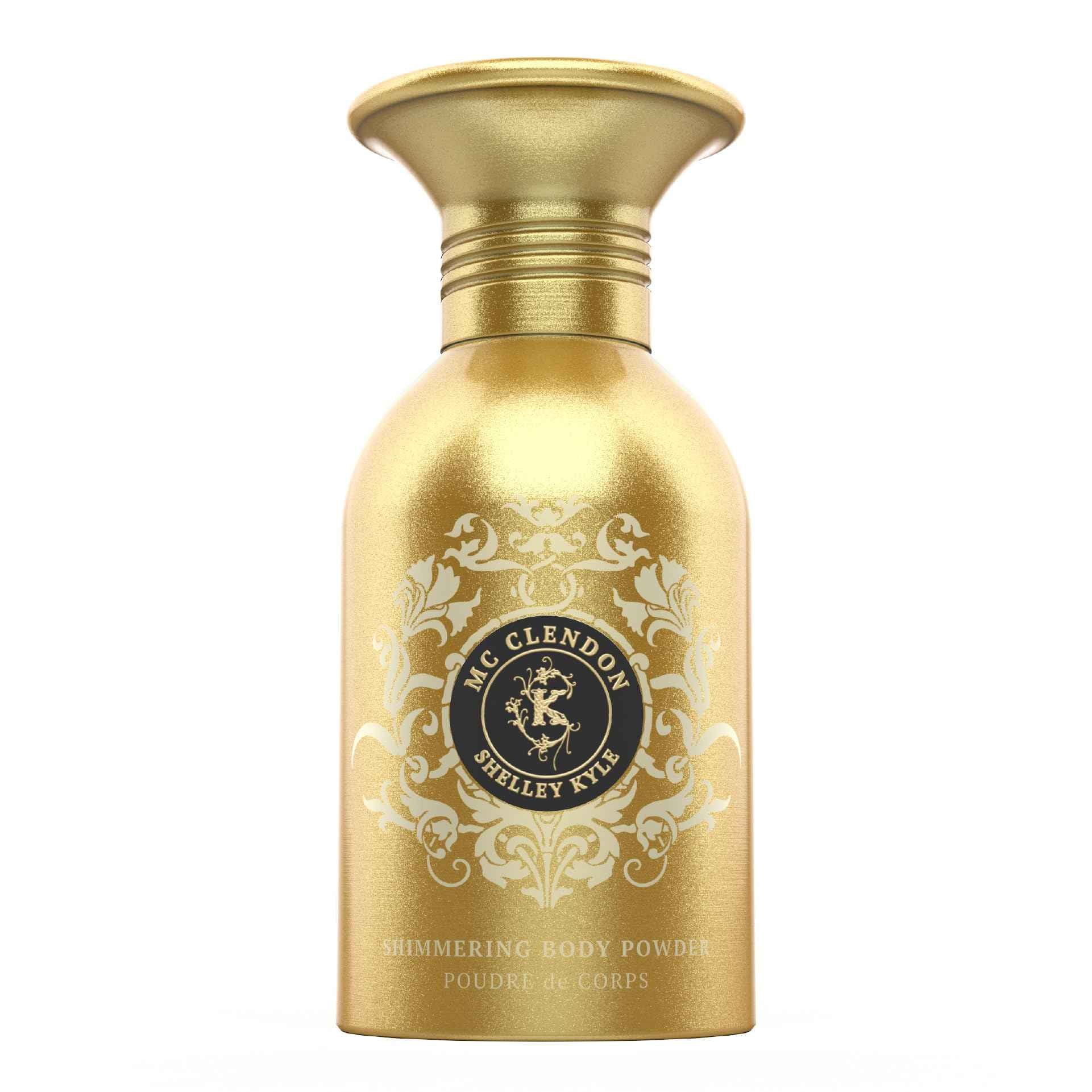 Mcclendon Talc Free Shimmer Powder, Body Powder, Dusting Powder, Leaves Skin Soft, Dry, Smooth, and Shimmering, 48g