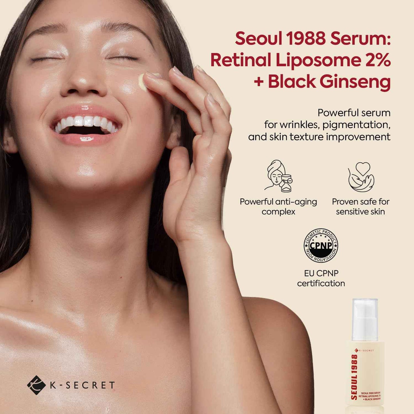 K-SECRET Seoul 1988 Retinal Serum + Sun Cream Set
