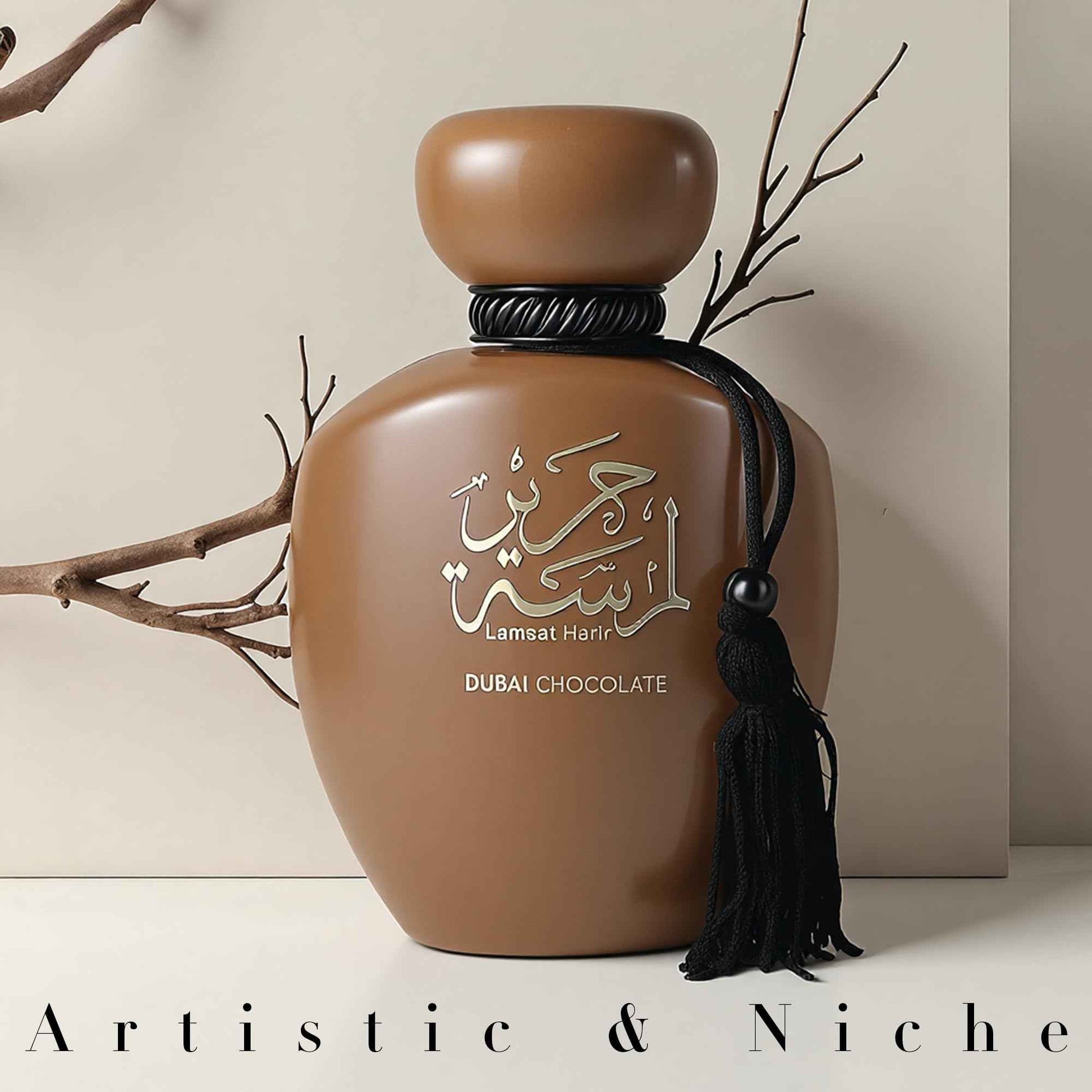 AFLUXE Dubai Chocolate Unisex Perfume Gourmand Scent with Pistachio, Caramel, Long Lasting Arabian Fragrance, Luxurious Unisex Scent for Women & Men Daily Use Cologne (Chocolate 100ml)