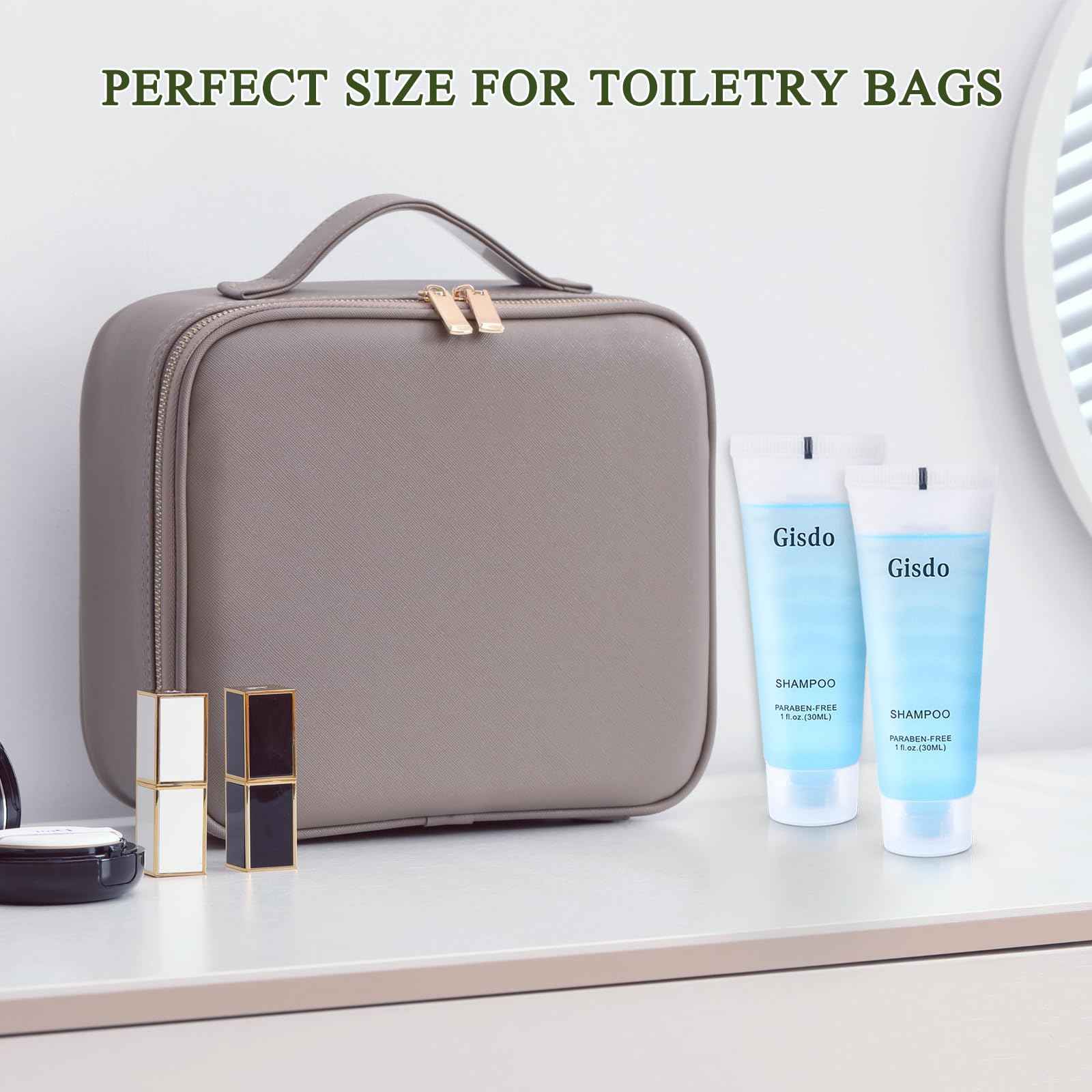 Gisdo 200 Pack Travel Size Shampoo Bulk, 30mL, 1 oz Hotel Shampoo Supplies for Guests, AirBnB Essentials, Travel Size Toiletries Bulk