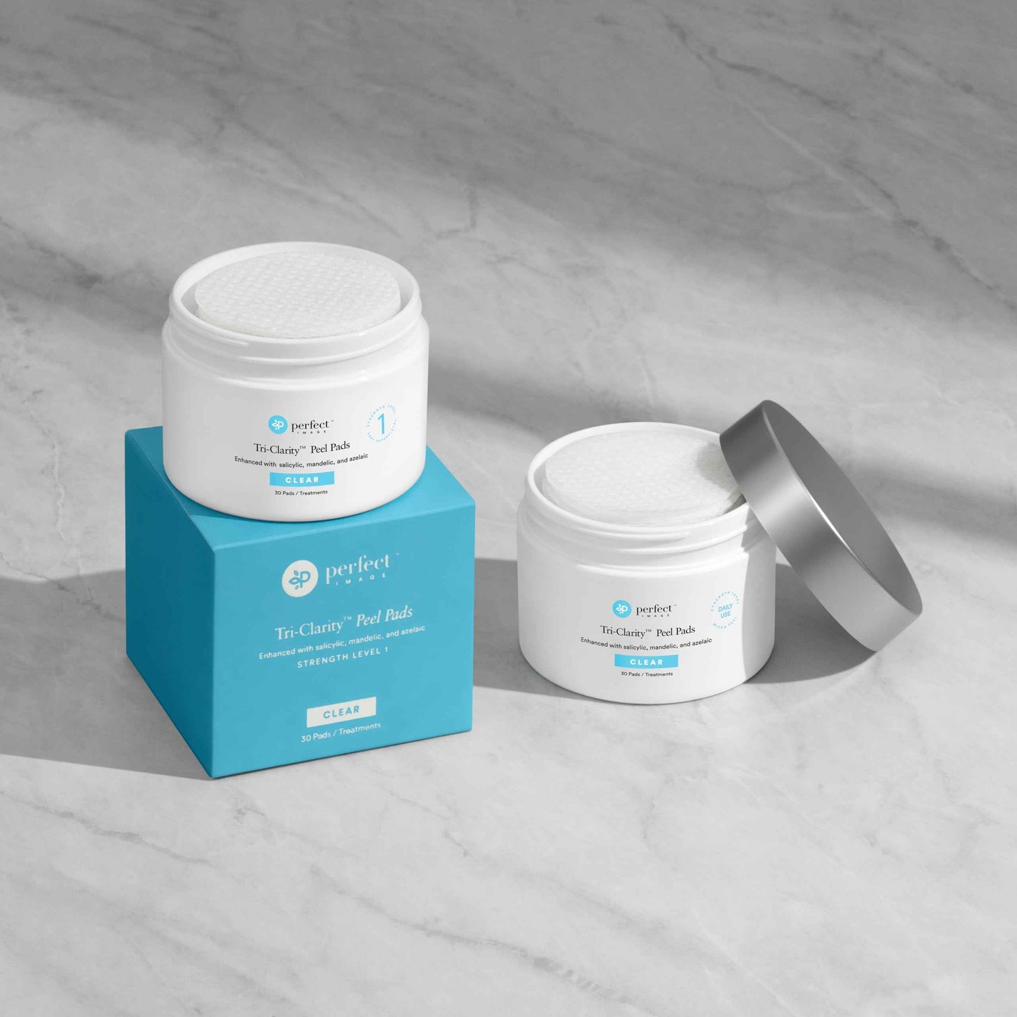 Tri-Clarity Peel Pads, Enhanced with Salicylic Acid, Mandelic Acid, Tea Tree Oil, Green Tea Extract (25% Strength Level)