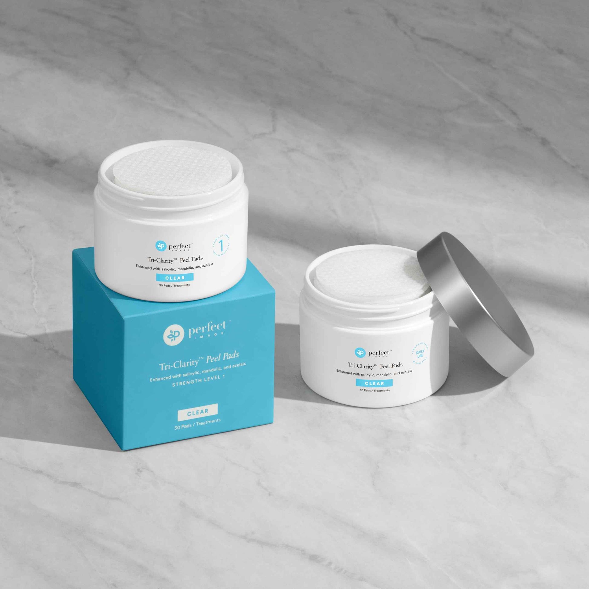 Tri-Clarity Peel Pads, Enhanced with Salicylic Acid, Mandelic Acid, Tea Tree Oil, Green Tea Extract (25% Strength Level)