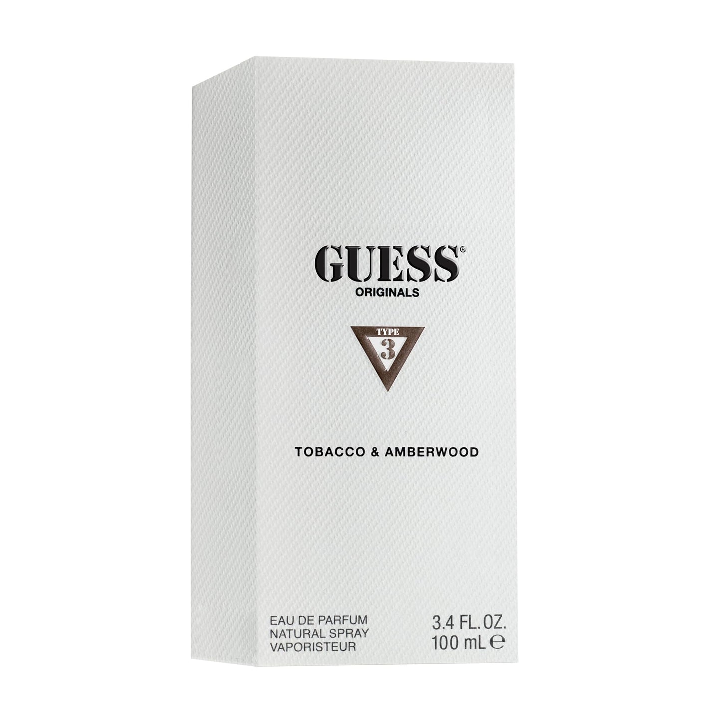 Guess Originals Type 3 Tobacco and Amberwood for Men - 3.4 oz EDP Spray