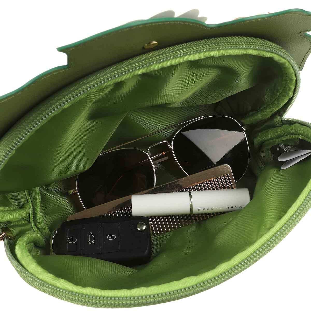 Bioworld Moana Te Fiti Green 6" Domed Cosmetic Case