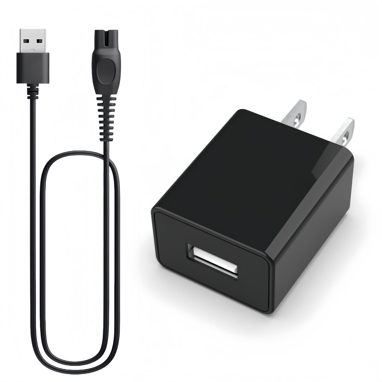 Qjin USB Charger for Philips Norelco Shaver 2400, 3600, 7200 & OneBlade QP2724, QP2834, QP6531 - USB Charging Cord 5V Charger