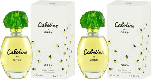 Cabotine Women Eau De Toilette Spray by Gres, 3.4 Ounce, WHITE (Pack of 2)