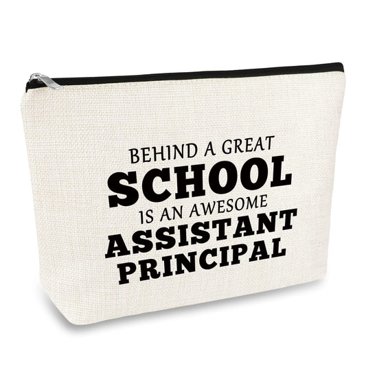 Assistant Principal Gift Principal Makeup Bag Gift Assistant Principal Appreciation Gift Cosmetic Bag Thank You President Teacher Graduation Gift Assistant Principal Retirement Goodbye Farewell Gift