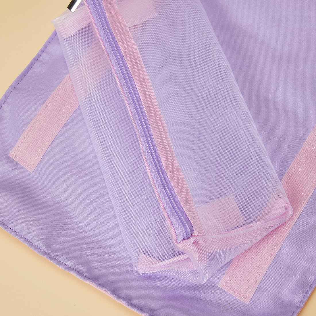 MINISO Snoopy Colorful Life Collection Foldable Makeup Bag Cosmetic Bag Waterproof Large Roll-Up Portable Travel Organizer For Women Girls