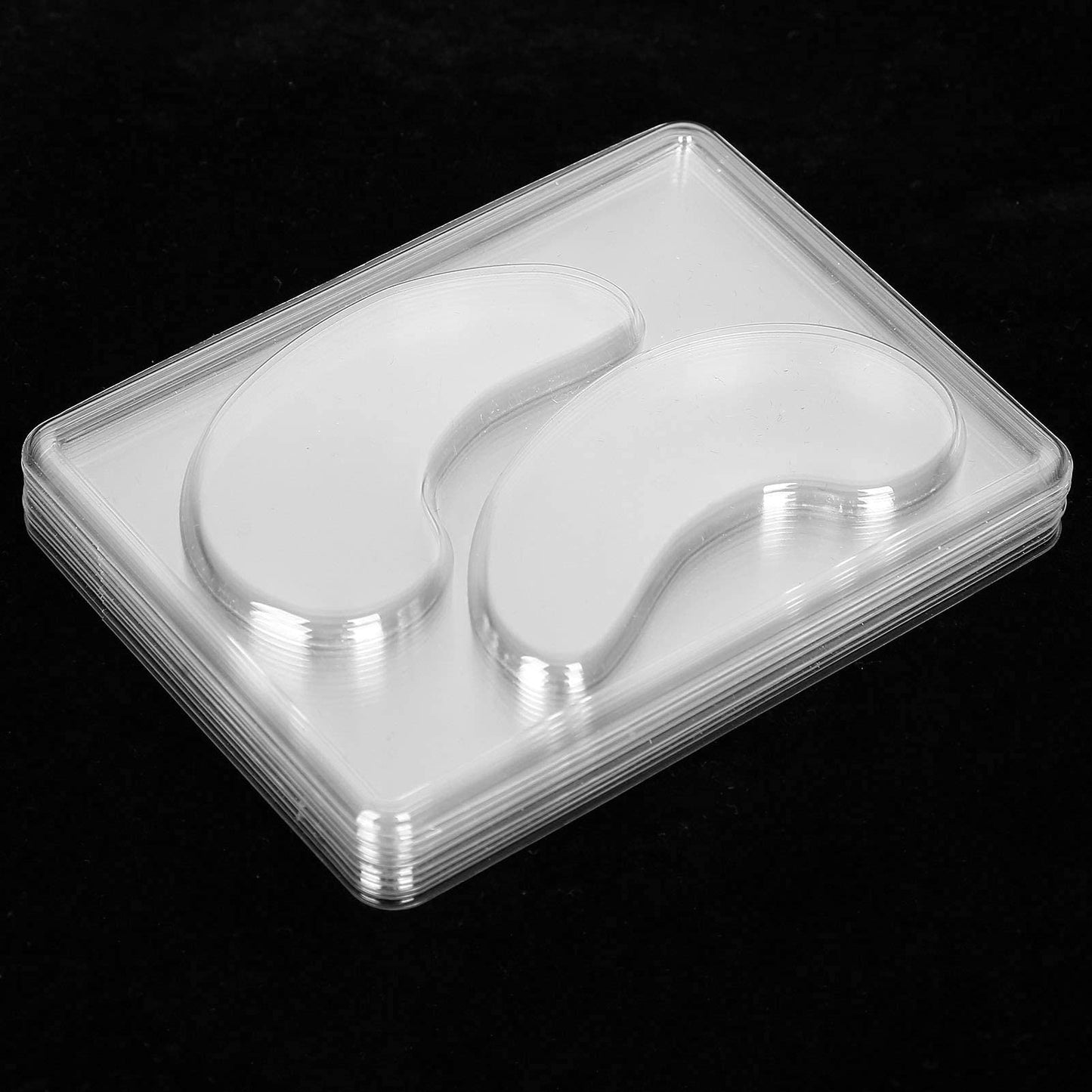 Eye Mask Molds 25pcs Transparent DIY Under Eye Patches Molds Reusable Tray Plate for Facial Mask Machine