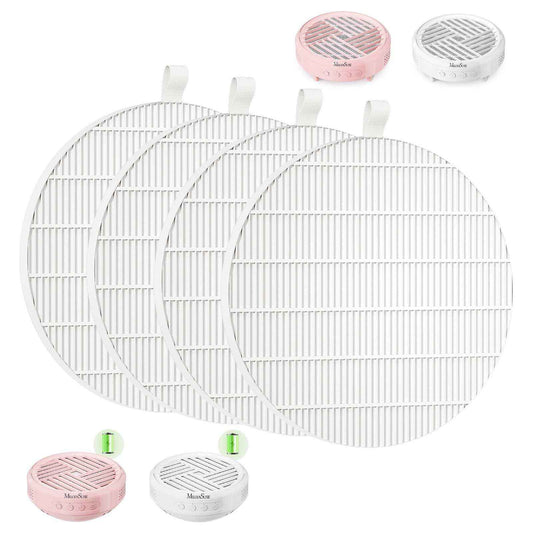 MelodySusie SProR Nail Dust Collector Replacement Filter,4 Pack Reusable Dust Filter for MelodySusie SProR Nail Dust Vacuum Fan Collector Extractor Electric Dust Suction Machine