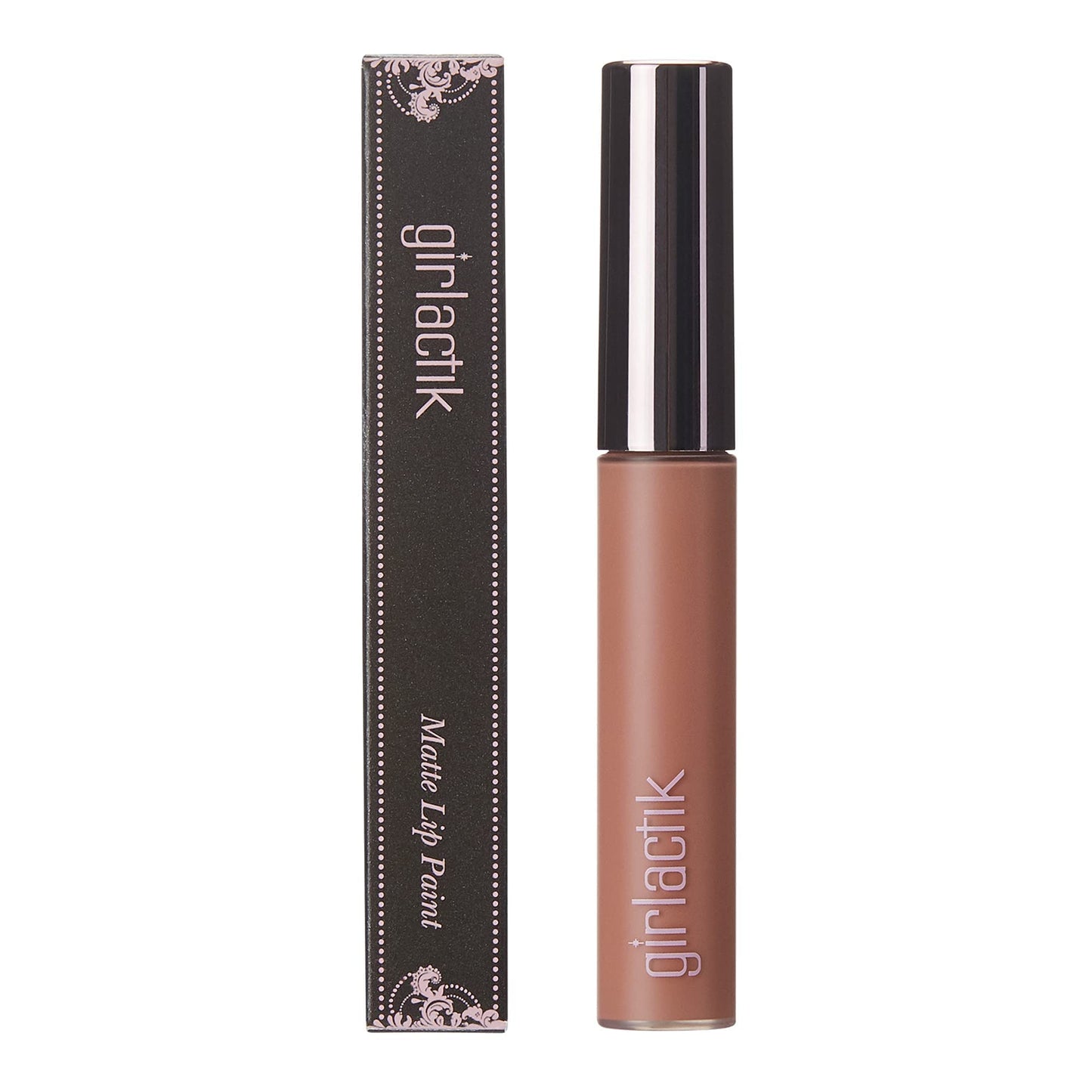 Girlactik Long Lasting Matte Lip Paint Liquid Lipstick - Stripped (Nude) - 7.5 ml / .25 oz