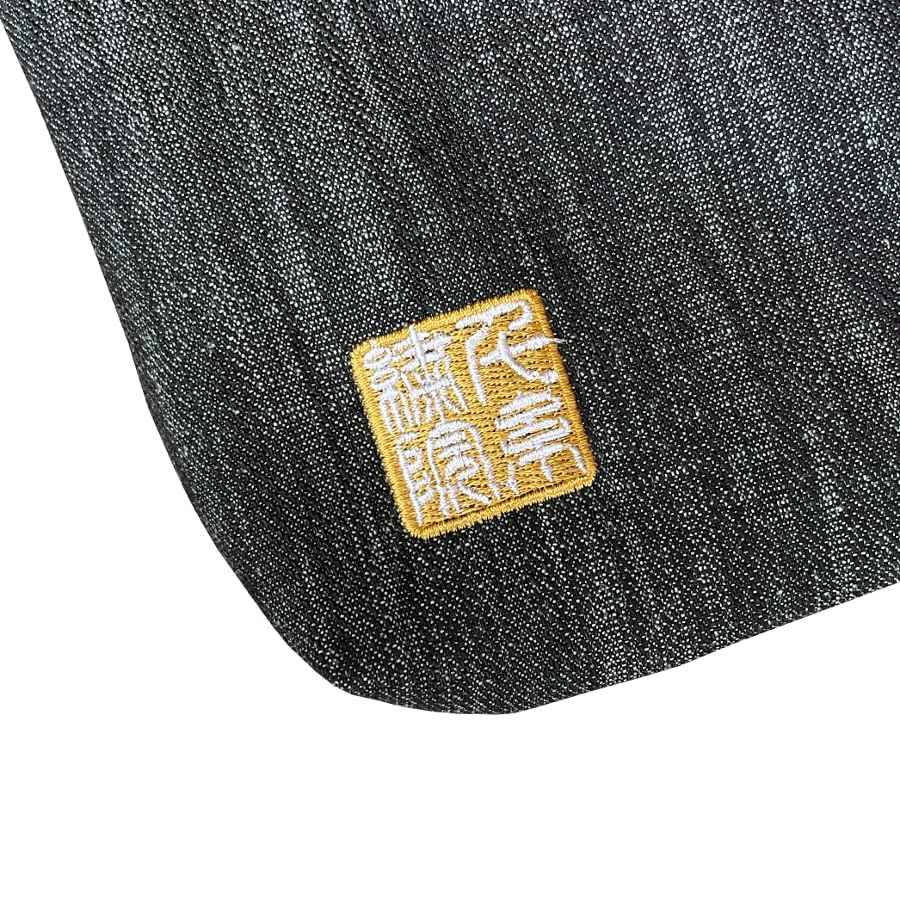 千糸繍院 Brocade zipper pouch, lined with Nishijin brocade, size M. (Denimu3)