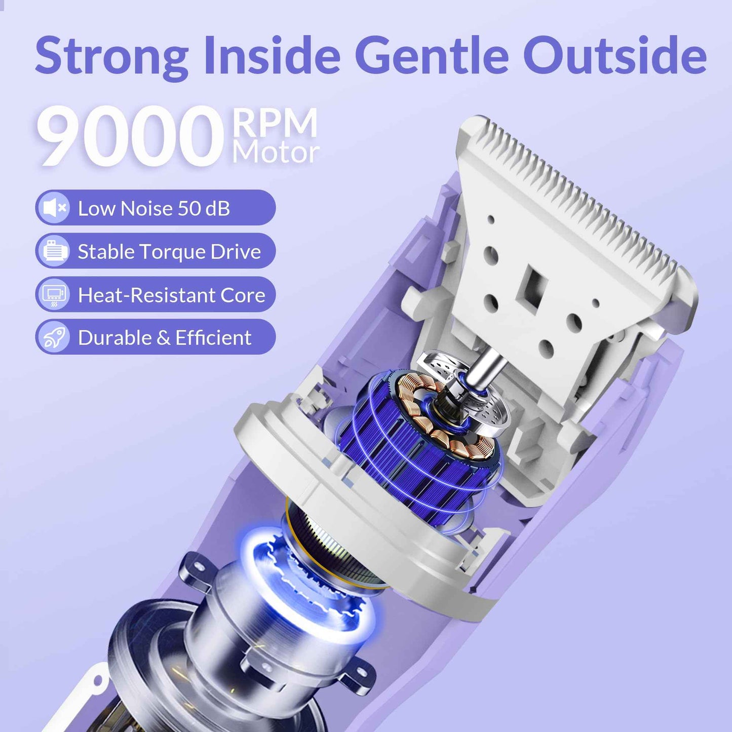 KINGTEE 5-in-1 Electric Bikini Trimmer for Women – IPX7 Waterproof Shaver, Cordless Body & Facial Razors for Women, Ceramic Blades, USB-C Rechargeable, Painless Hair Removal Kit (Purple)