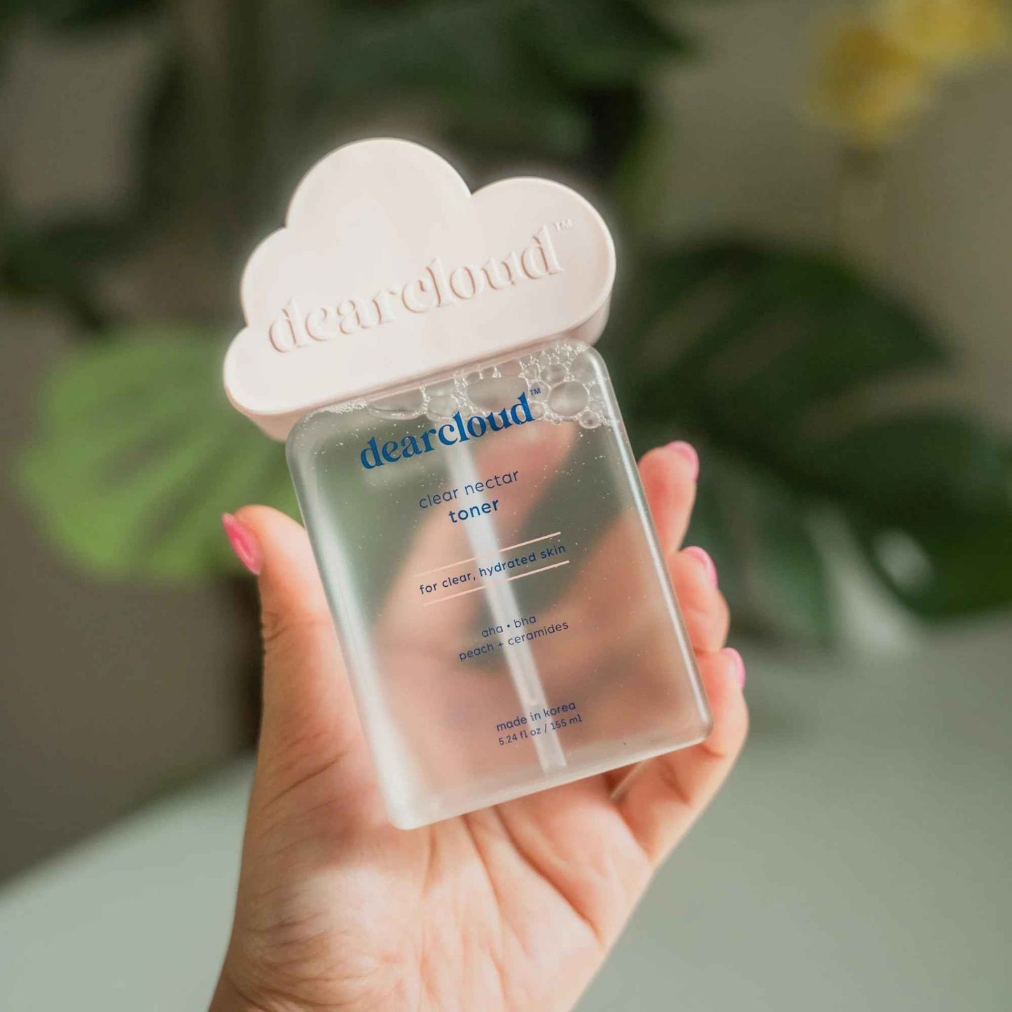 dearcloud Clear Nectar Toner – Nourishing, Exfoliating & Hydrating Korean Toner for Face (5.24 fl oz)