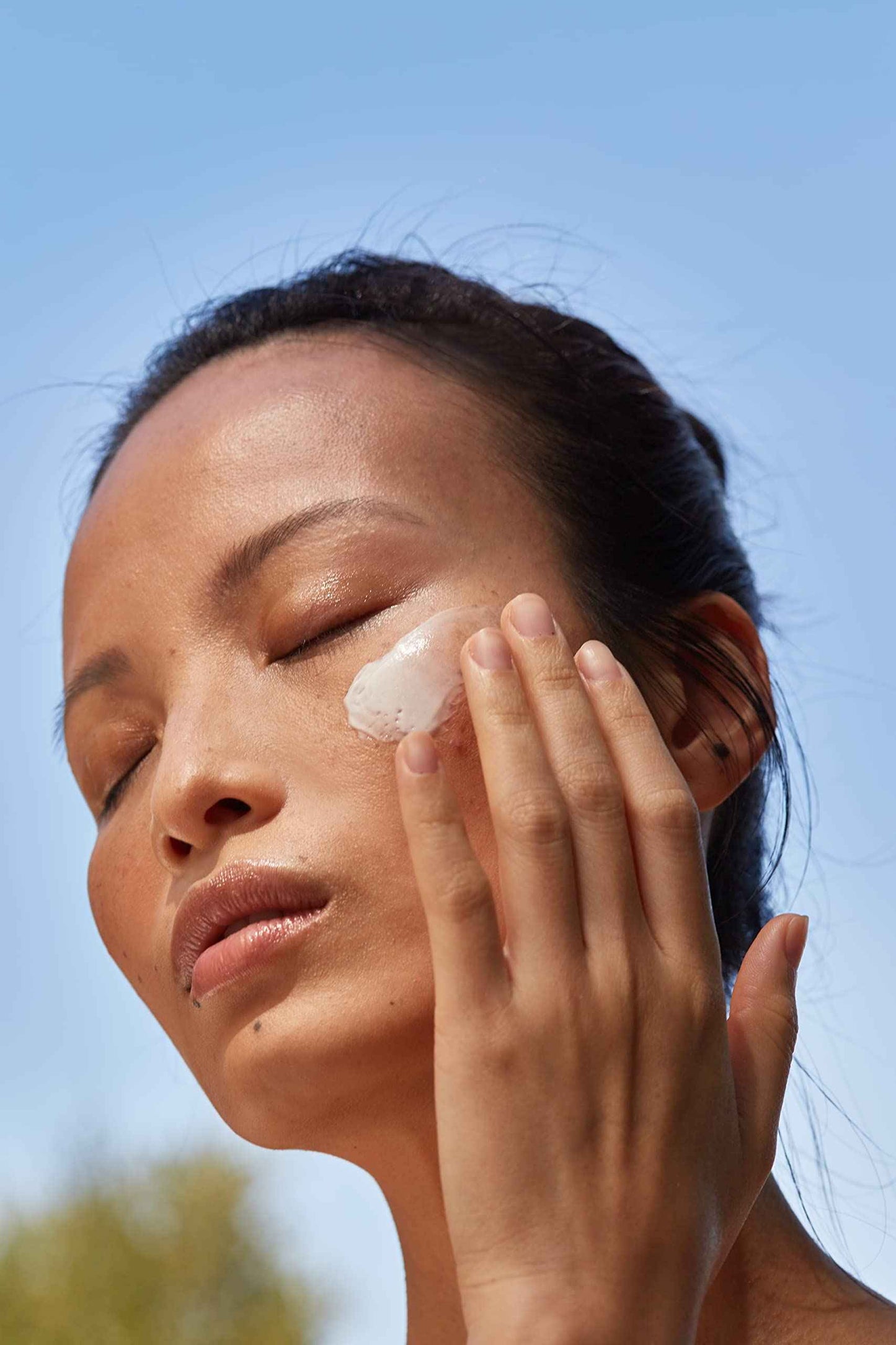 LATHER Sweet Almond Face Moisturizer - Hydrating Moisturizer for All Skin Types - Gentle & Light Face Lotion for Women & Men - 2 Fl Oz