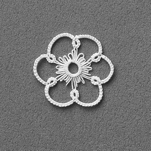 Clover Picot Comb, Taupe