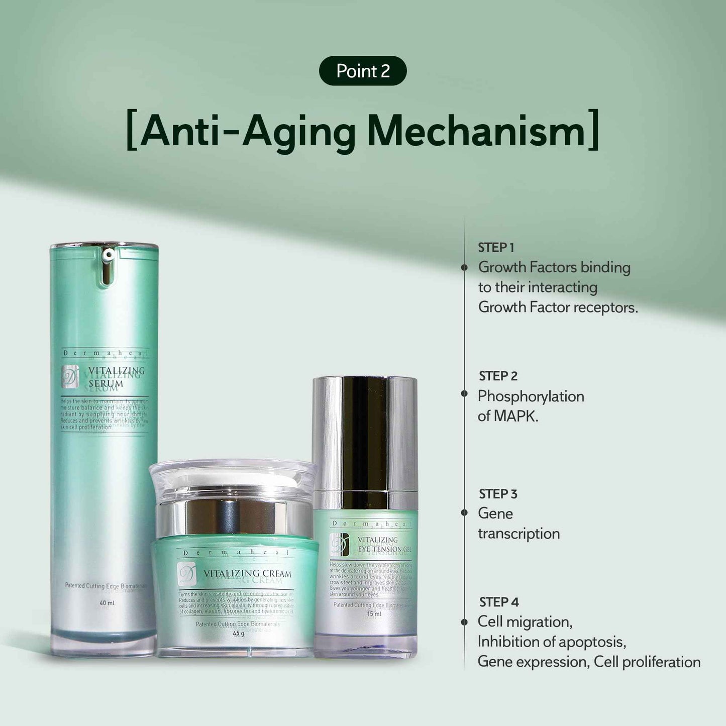 Dermaheal Vitallizing Serum, Korea Skin Care Brand, Made In Korea, (40g/1.3 fl oz)