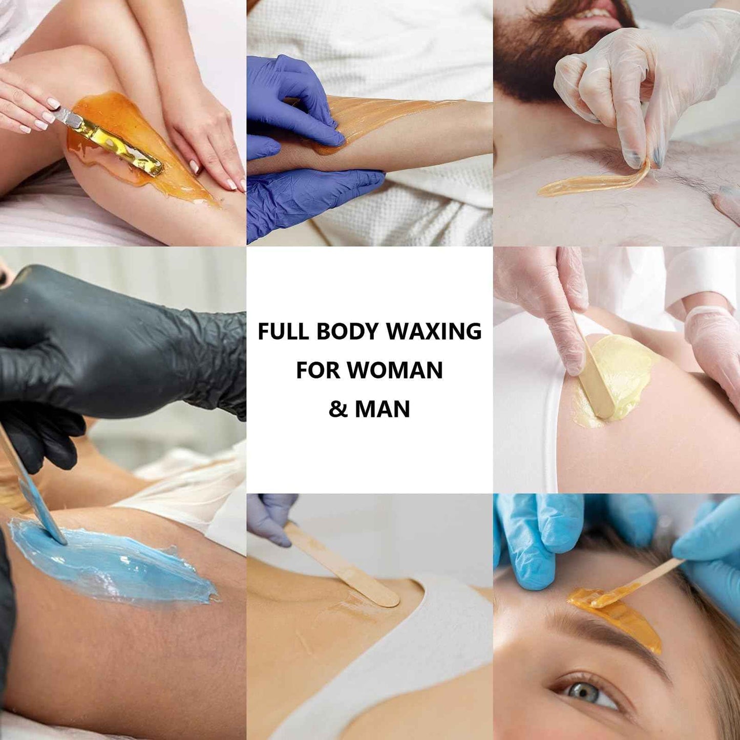 SAEUYVB Professional Digital Wax Warmer with Lid and 16oz Pot for Hair Removal (Black)