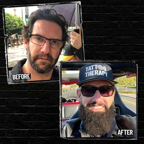 Derm Dude Full & Soft Beard Balm for Men | With Shea Butter & Grapeseed Oil to Moisturize & Smooth | Leave-in Conditioner for Healthier Fuller & Thicker Facial Hair -Morning Woodsy Scent 2oz (2 Pack)