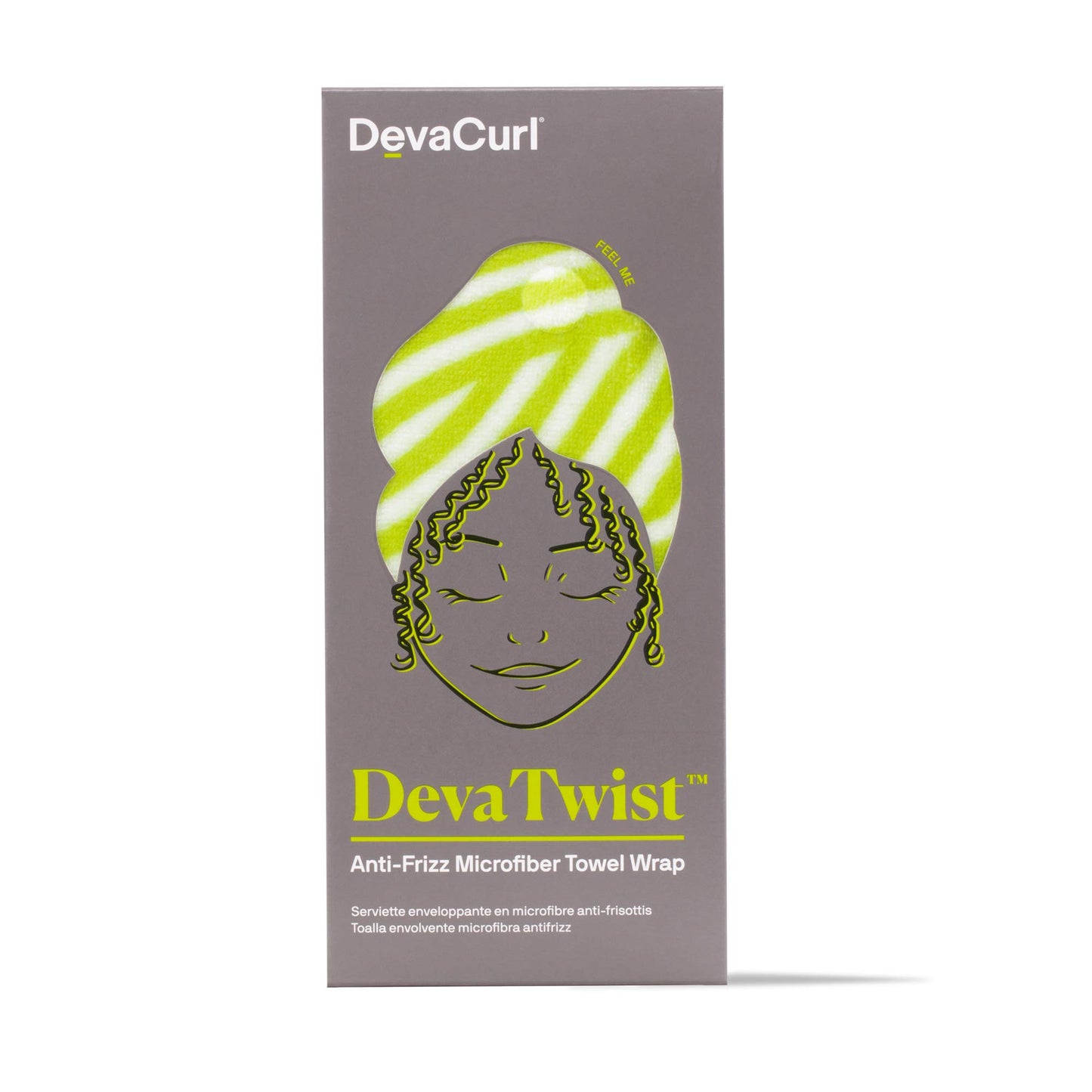 DevaCurl DevaTwist Anti-Frizz Microfiber Towel Wrap, Hands Free Design