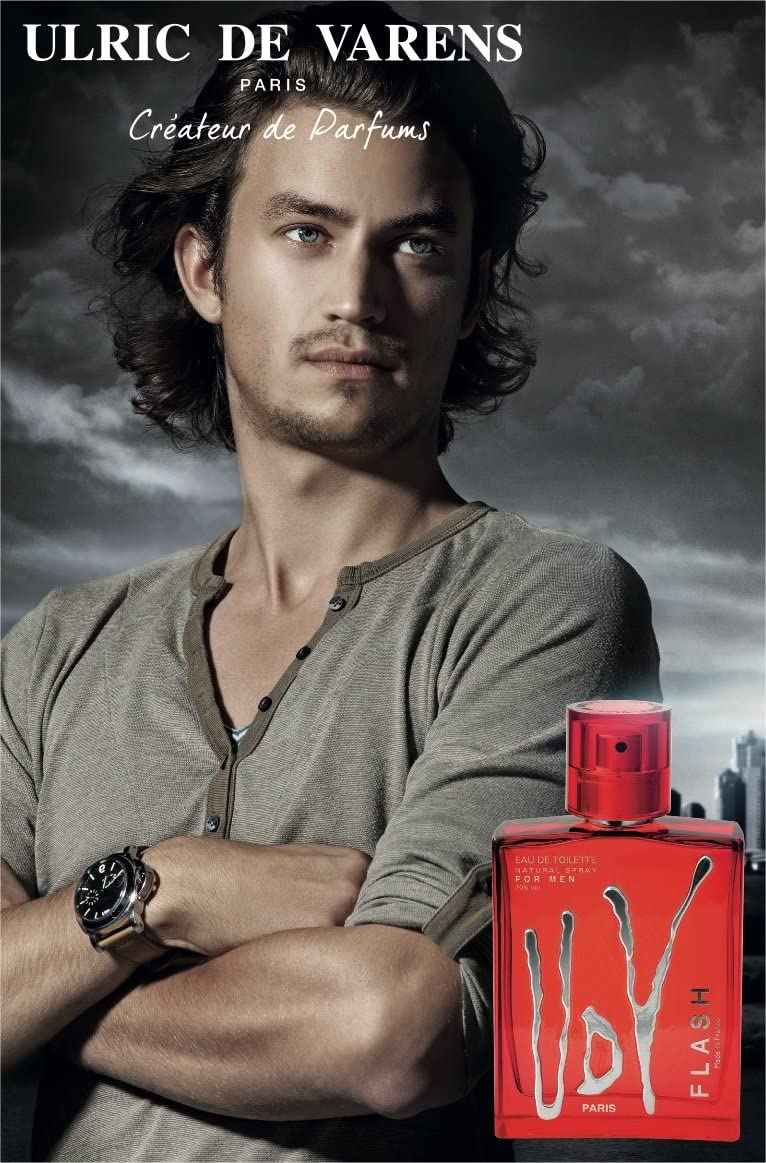 Udv Flash Eau De Toilette Spray For Men, 3.4 Ounce, Multi