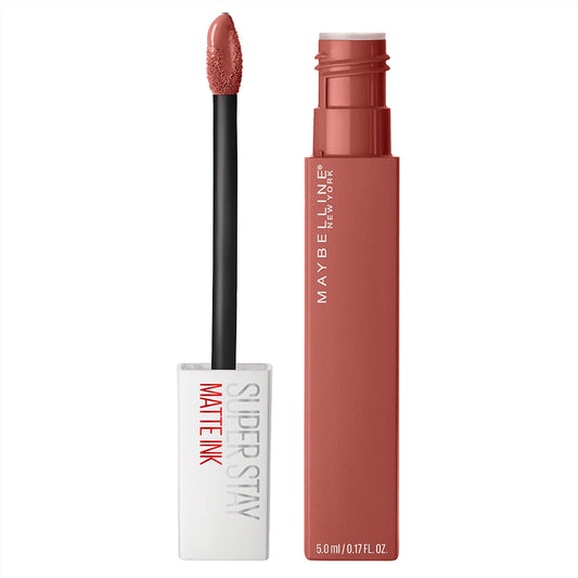 Maybelline Super Stay Matte Ink Liquid Lipstick Makeup, Long Lasting High Impact Color, Up to 16H Wear, Self-Starter, Light Red, 1 Count