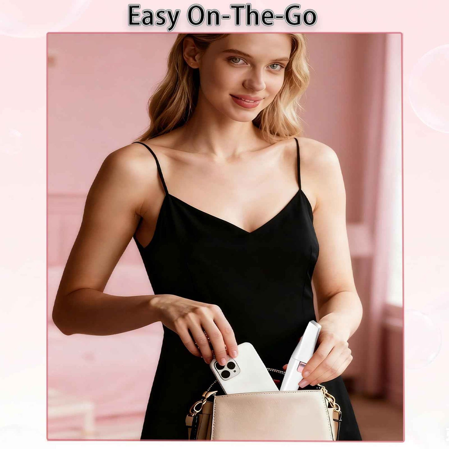 Eyebrow Trimmer Facial Hair Removal for Women, 2 in 1 Electric Rechargeable Face Shaver & Eyebrow Razor with Painless Gentle Trimming - for Face, Upper Lip, Eyebrows