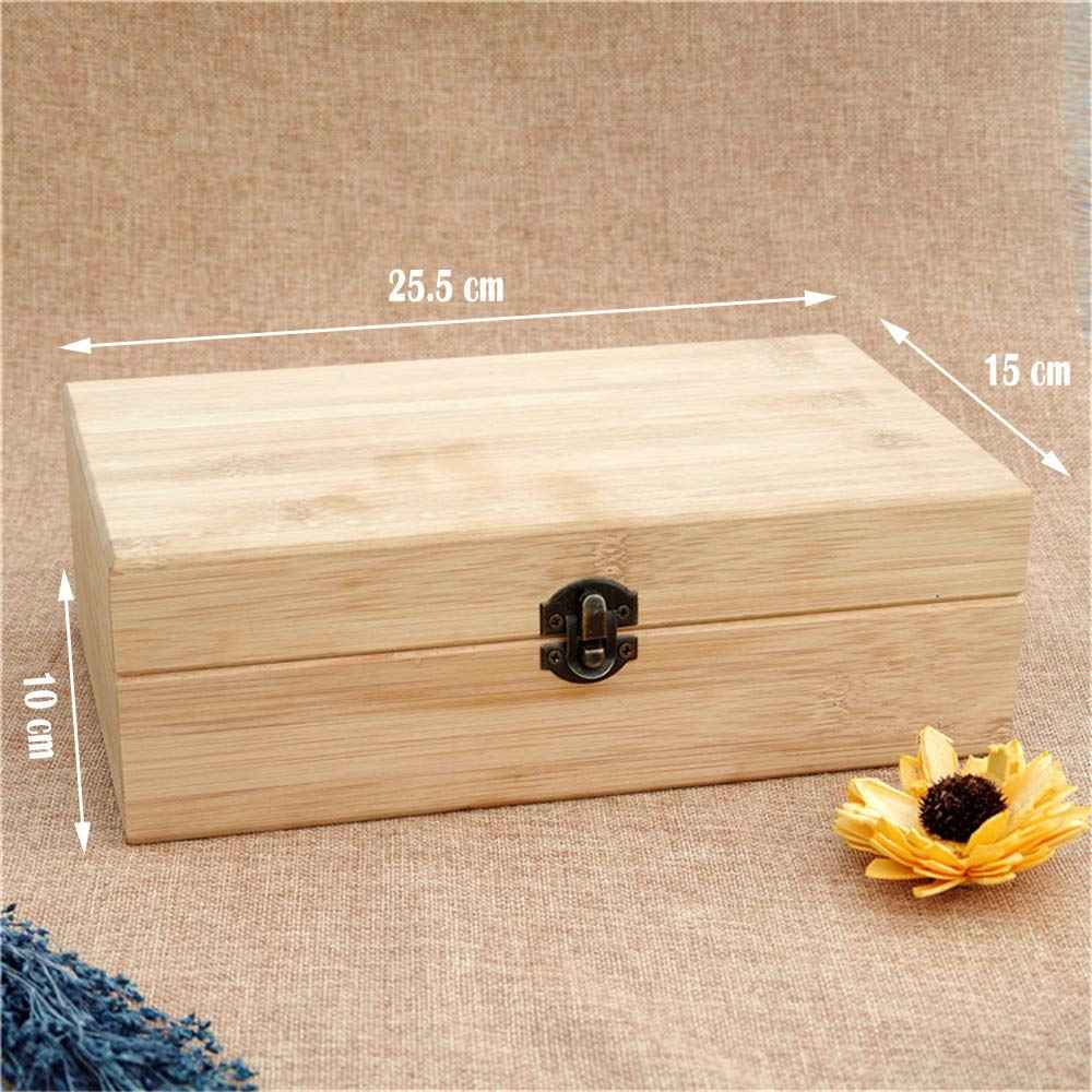 FantasyDay Essential Oil Storage Box Case,Essential Oil Storage Tier,Wooden Organizer Holds 36 Bottles 5 mL, 10 mL and 15mL Sizes,for Travel, Presentation, Nail Polish