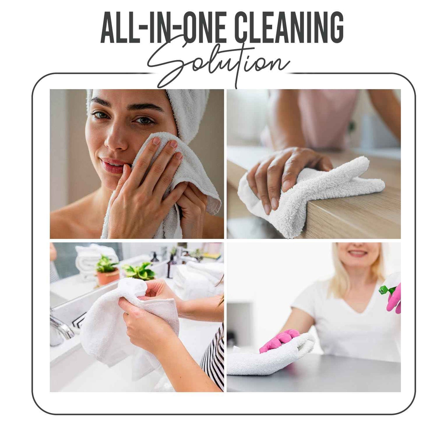 DAN RIVER 100% Cotton Wash Cloths 24 Pack [12x12] Soft & Absorbent face wash Cloth, Gym, Hotels & Spa Perfect for Everyday Use Fingertip Towels, Gray