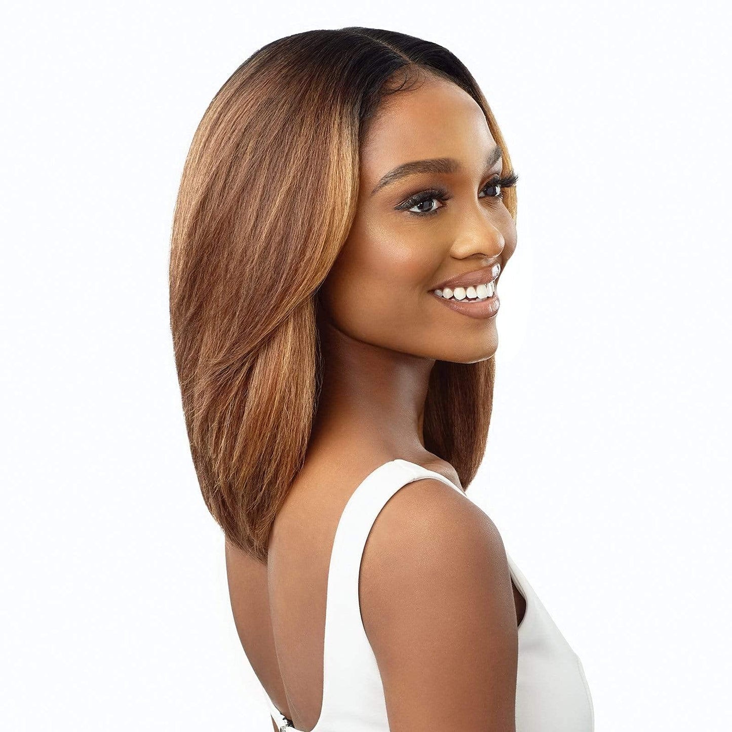 Outre EveryWear Synthetic HD Lace Front Wig - EVERY 15 (1B Off Black)