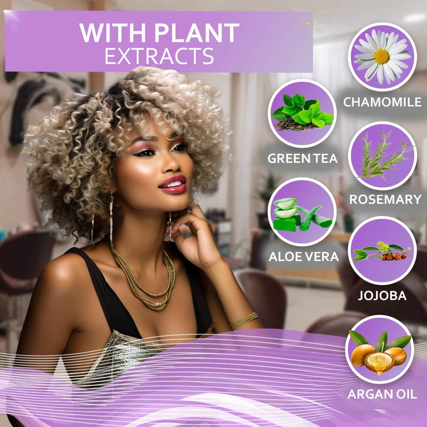 BELLISSO Purple Shampoo and Conditioner Set and Purple Shampoo