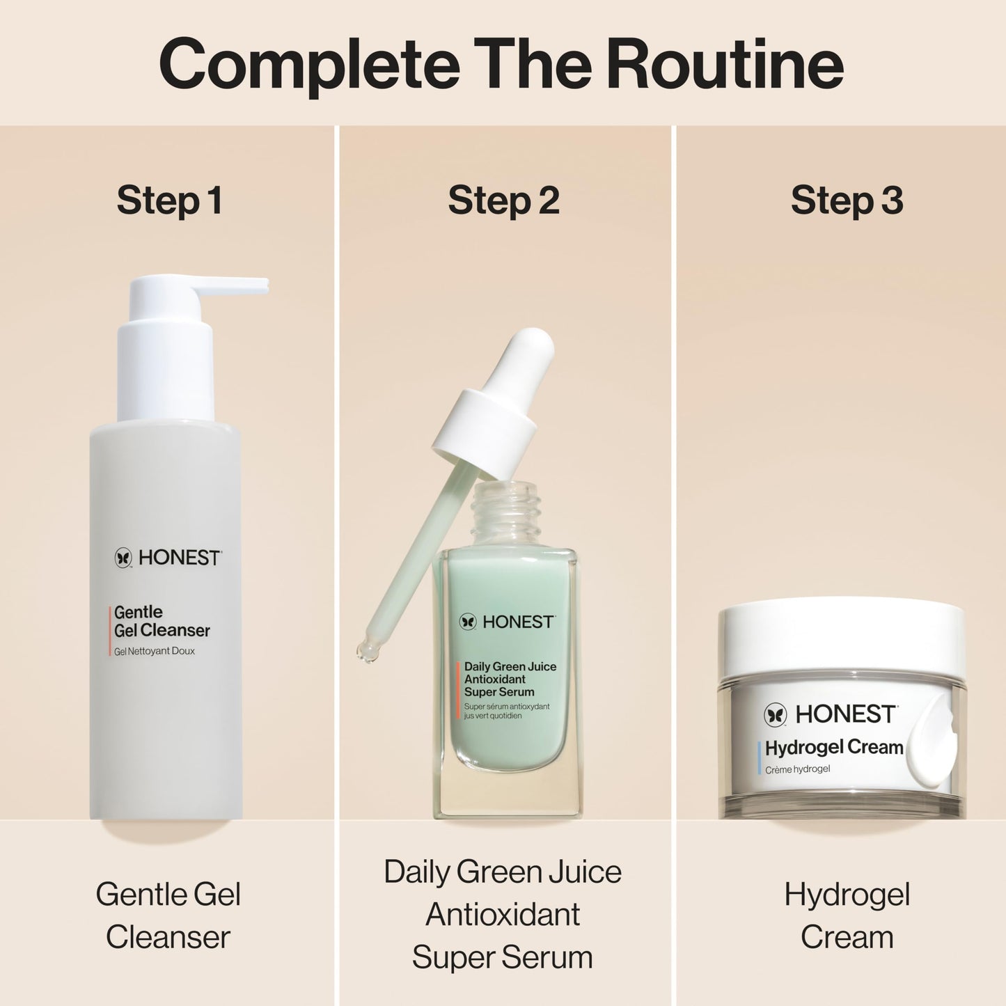 Honest Beauty Daily Green Juice Antioxidant Super Serum | Improves Skin Tone + Texture | Gentle for Sensitive Skin, Fragrance Free, Vegan | 1 fl oz