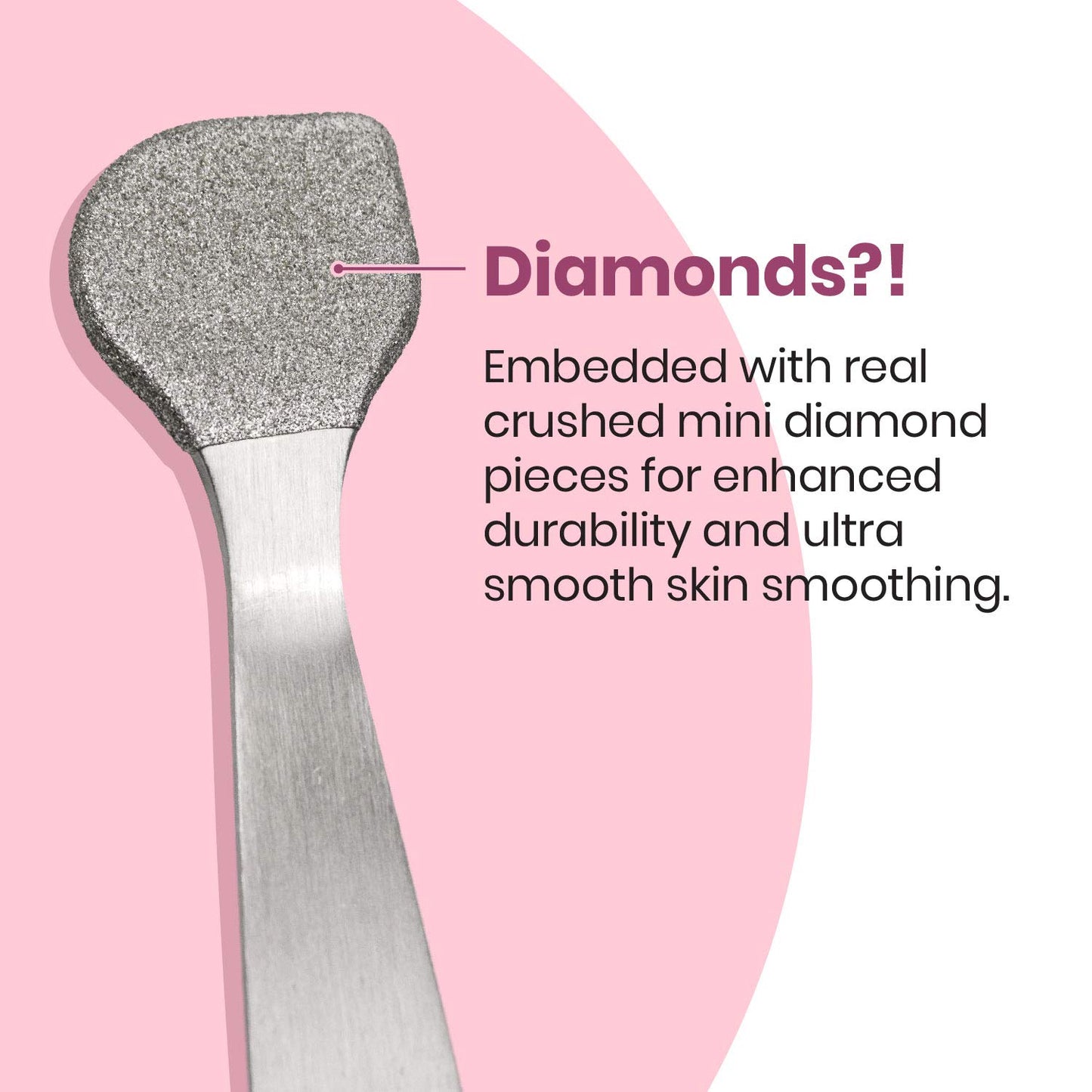 Lindo Beauty Face Buffer - Microdermabrasion Exfoliation Tool, Diamond dust Infused Skin Buffering tool, Smooth Skin, Radiant Complexion, Reduce Fine Lines and Wrinkles, Travel Pouch Included