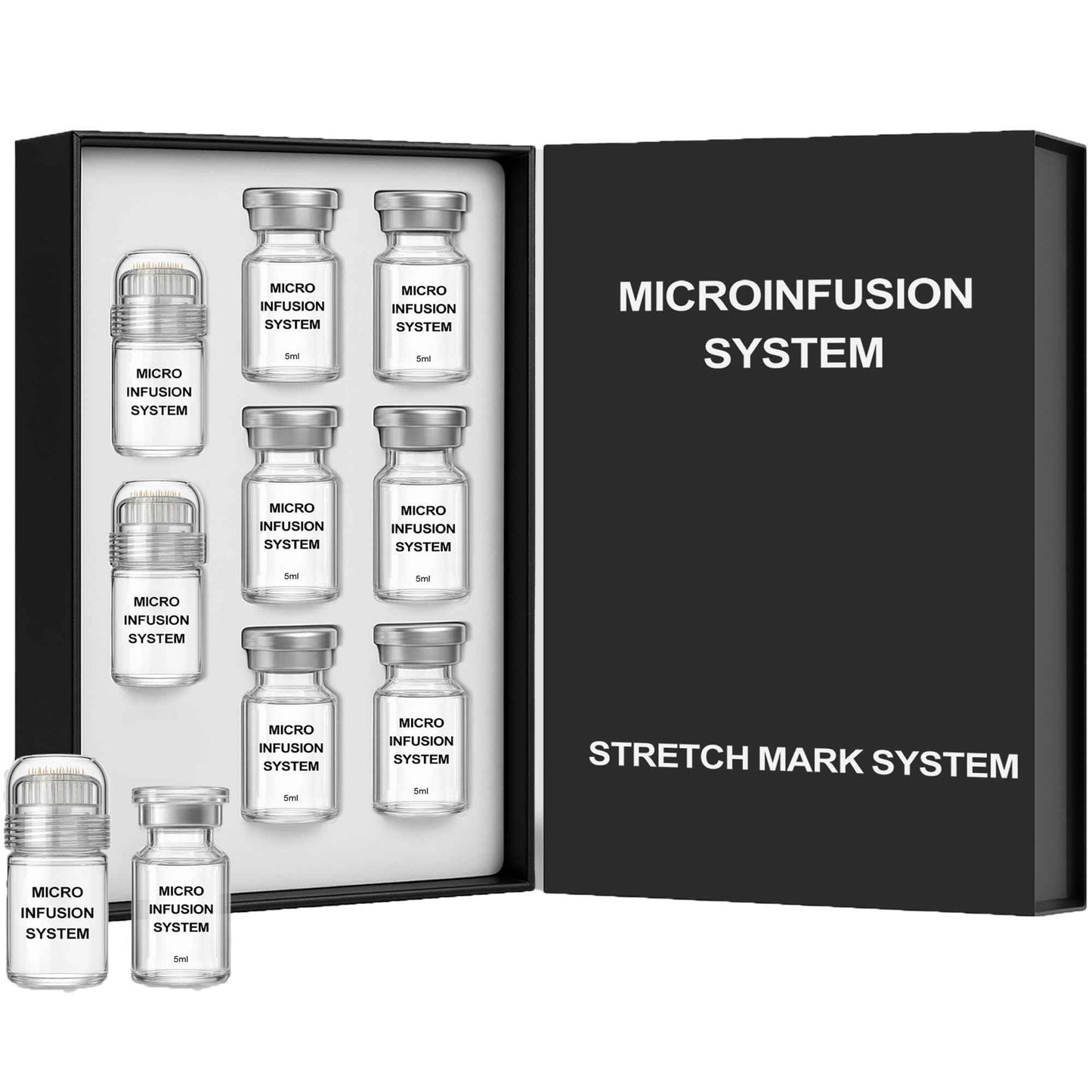 Stretch Mark System, Infused with Collagen and Elastin Support – Hydrating & Nourishing Formula for Smoother Looking Skin (1)
