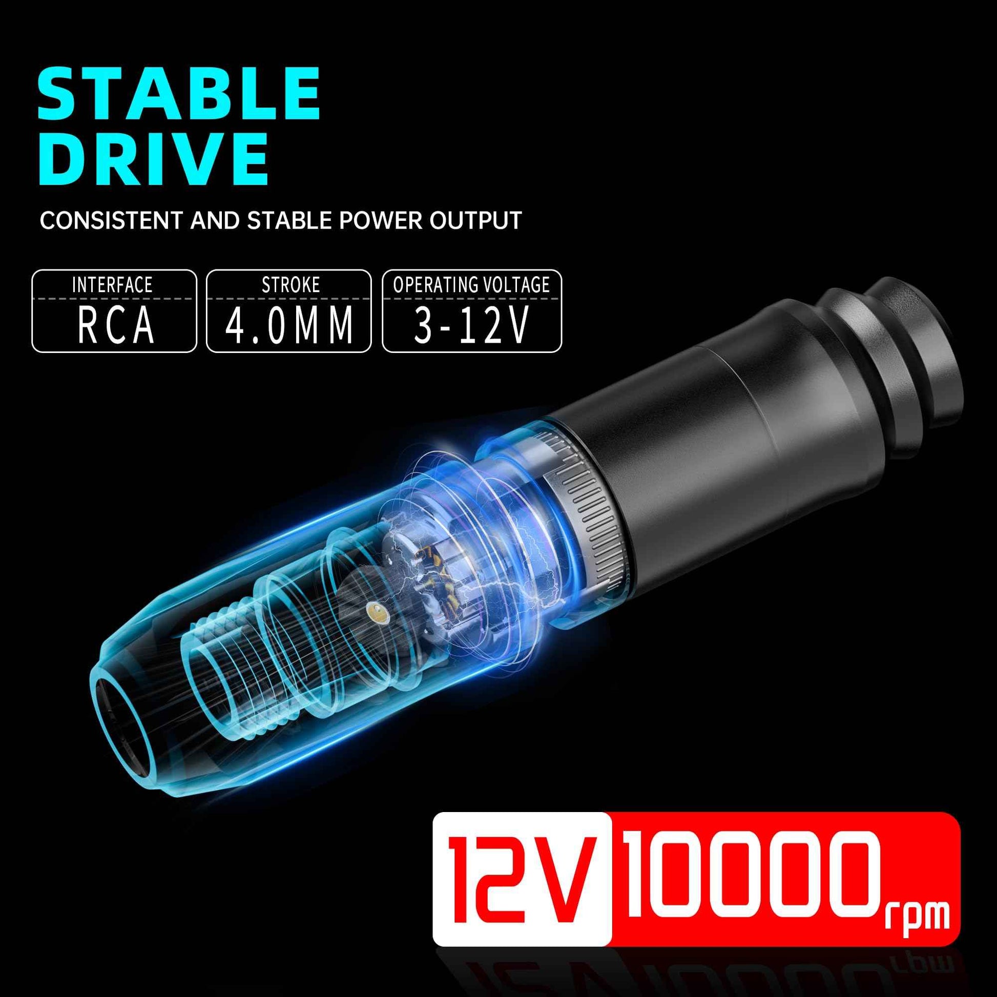 MIHERT Tattoo Gun Kit with Wireless Rotary Tattoo Machine, 1500mAh Battery, 20 Tattoo Cartridge Needles, 7 Tattoo Inks, Tattoo pen for Beginners and Professionals (TK-SZ-BG01)