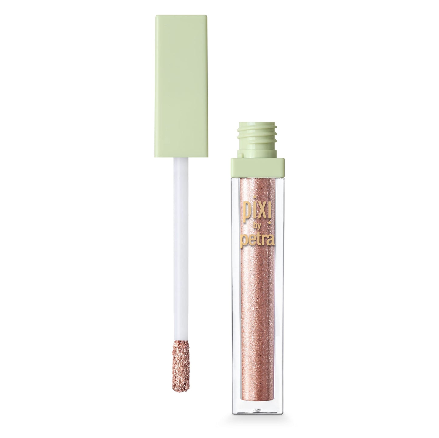 Pixi Beauty Liquid Fairy Lights - RoseGold 5g| Light Reflecting Glitter Eyeshadow | Super Sparkles Eyes For Ethereal Look | 0.18 Oz