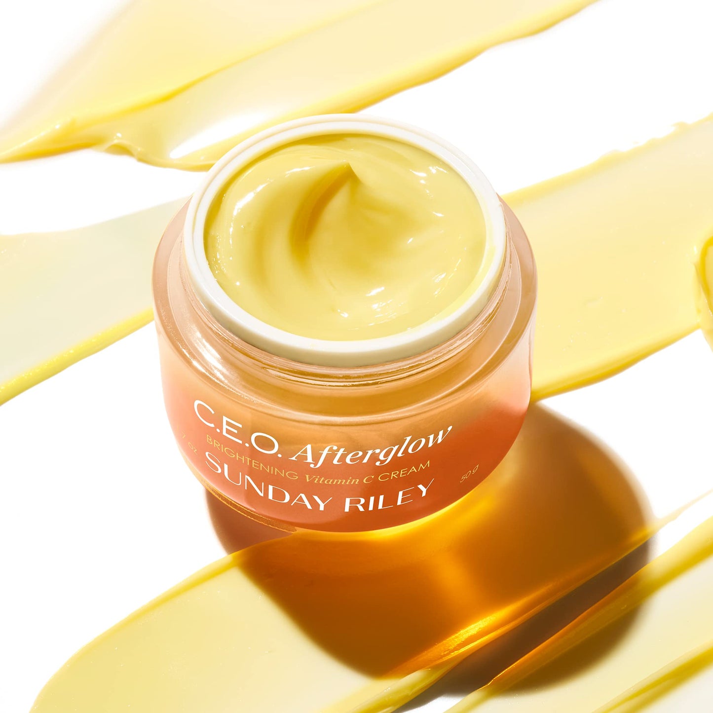 Sunday Riley C.E.O. Afterglow Brightening Vitamin C Cream Face Moisturizer, 0.5 oz.