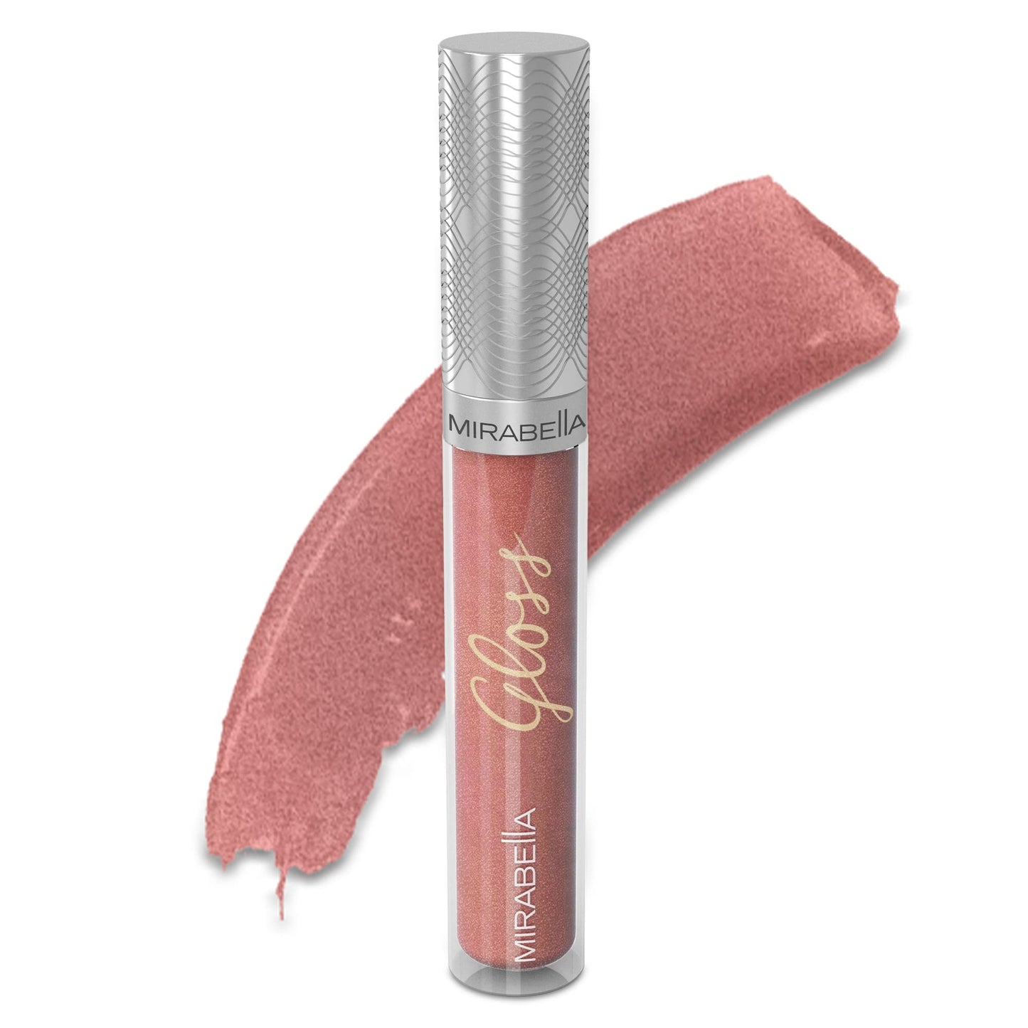 Mirabella Luxe Advanced Formula Moisturizing Lip Gloss, Long-Lasting Lip Gloss with a Glossy, Non-Sticky, and Shiny Finish Hydrates with Vitamin E, Jojoba, and Sweet Almond Oil, Lavish