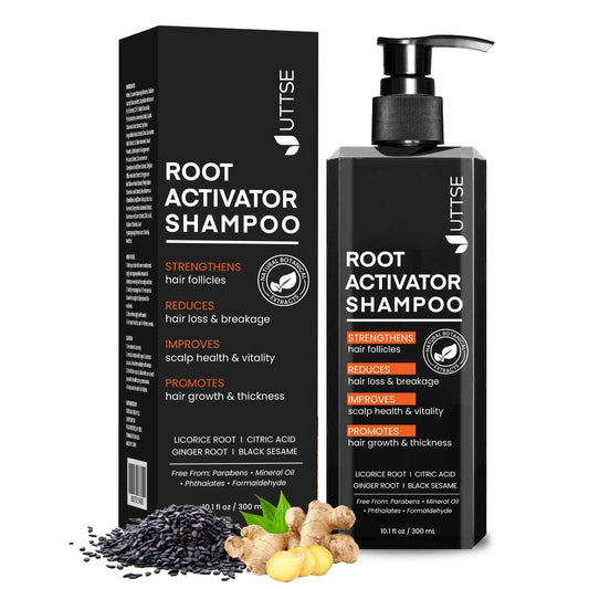 Root Activator Shampoo for Men: Hair Growth Shampoo for Hair Loss and Thinning Hair - 10.1 fl oz / 300 mL